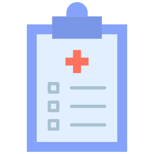 relatório médico grátis ícone