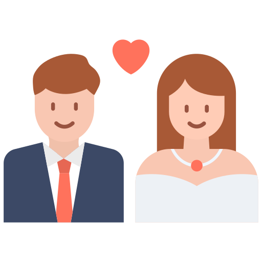 Recién Casados Iconos Gratis De Personas 4719