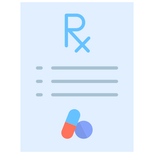 prescripción médica icono gratis