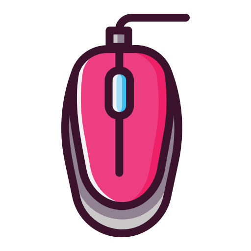 clicker del mouse icono gratis