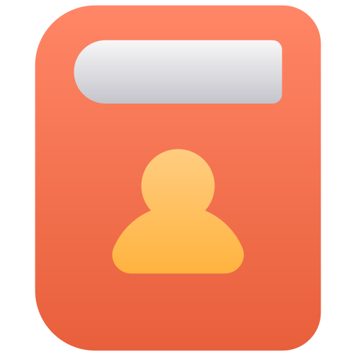 libro de contactos icono gratis