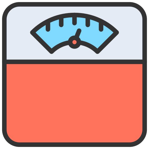 Weigh scale free icon