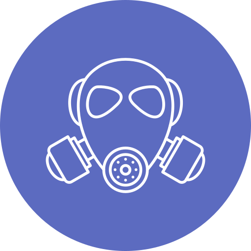 Gas mask Generic Circular icon