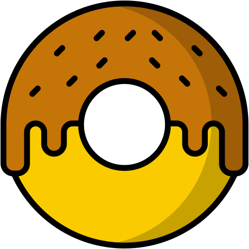 Doughnut Generic Outline Color icon