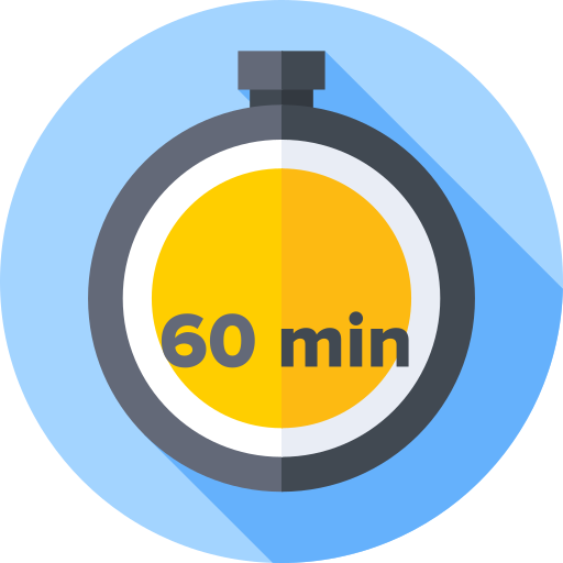 60 minutos icono gratis