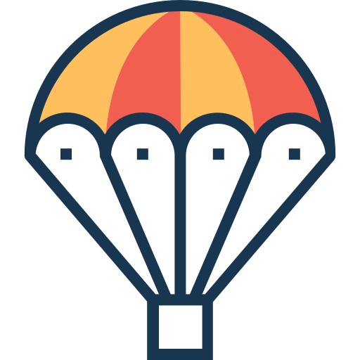 parachute Icône gratuit parachute Icône gratuit