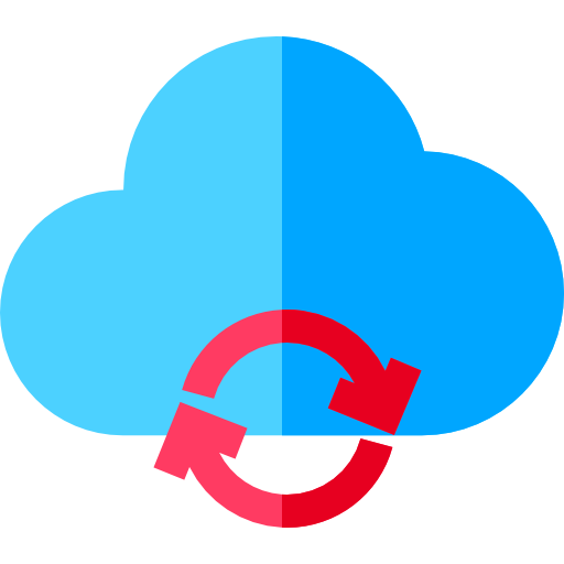 computación en la nube icono gratis