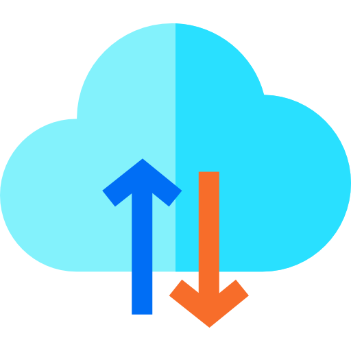 computación en la nube icono gratis