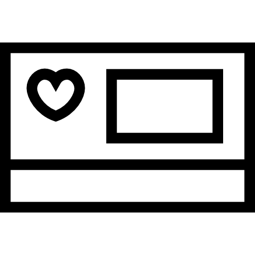 carta de amor icono gratis