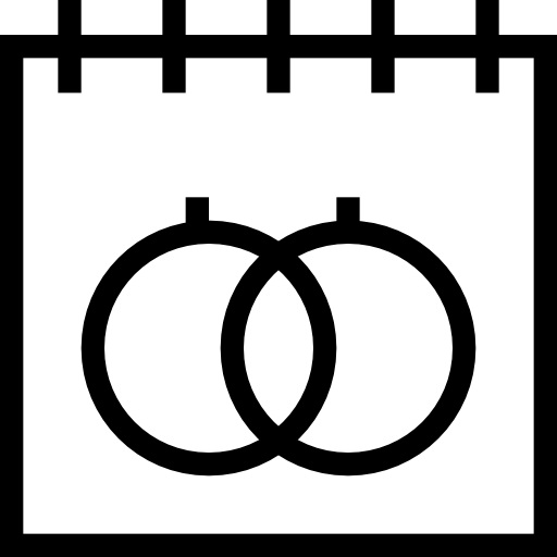 결혼식 날 무료 아이콘