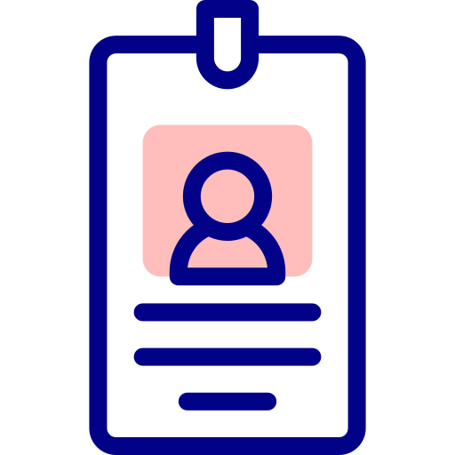 tarjeta de identificación icono gratis