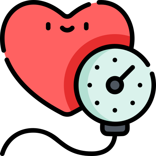 Blood pressure measurement icon Royalty Free Vector Image