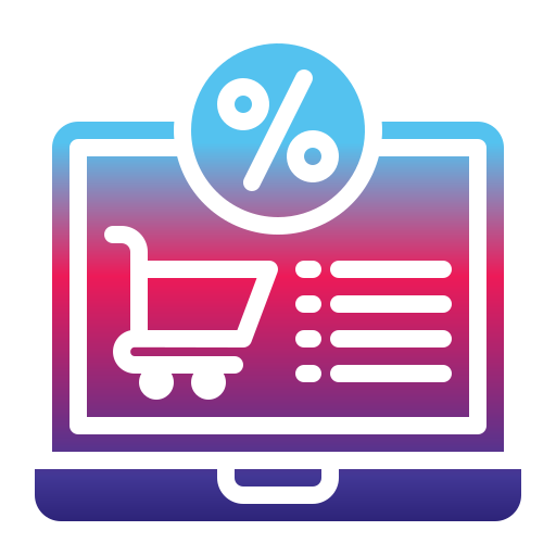 achats en ligne Icône gratuit
