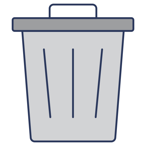 contenedor de basura icono gratis