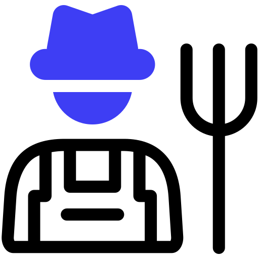 granjero icono gratis