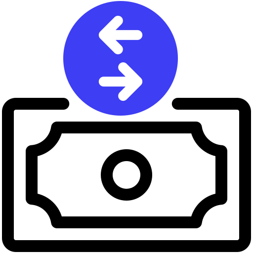 Transfer money free icon Transfer money free icon