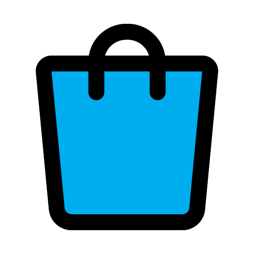 Shopping bag Generic Outline Color icon