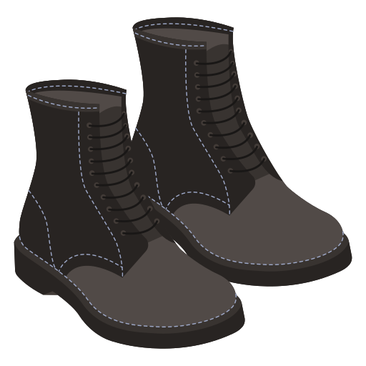 botas militares icono gratis