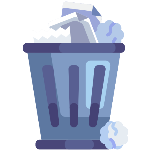 contenedor de basura icono gratis