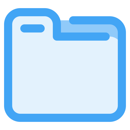 Folder Generic Blue icon