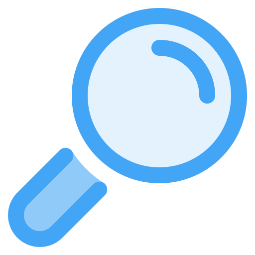 Search Generic Blue icon