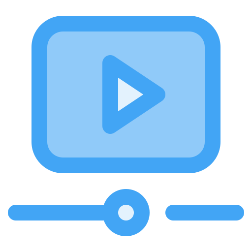 reproductor de video icono gratis