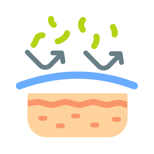 Bacterial Generic Flat icon