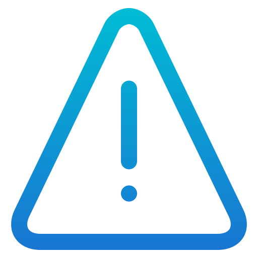 Warning Generic Gradient icon