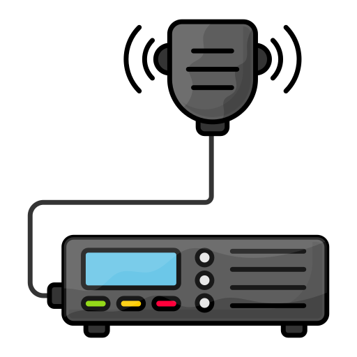 Icono de la antena de radio.: vector de stock (libre de regalías