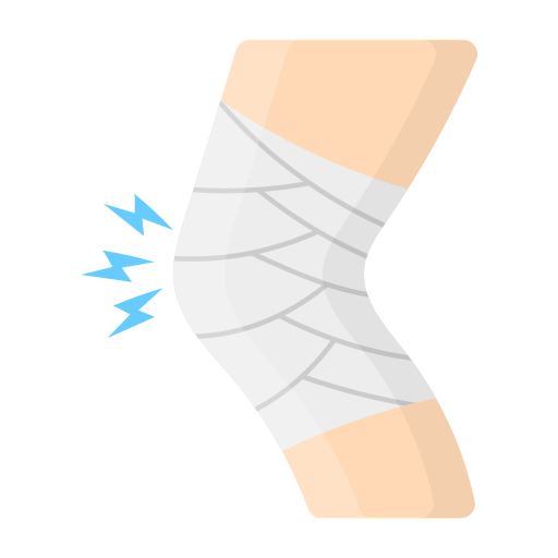 rodilla lesionada icono gratis