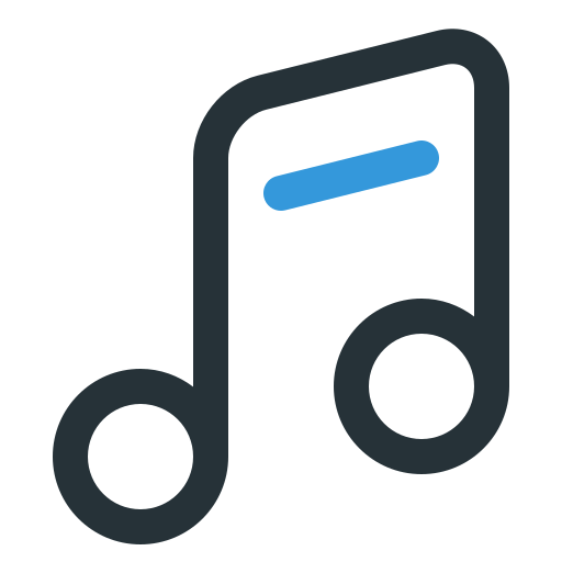 Music Generic Outline Color icon