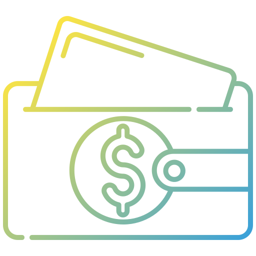 billetera icono gratis