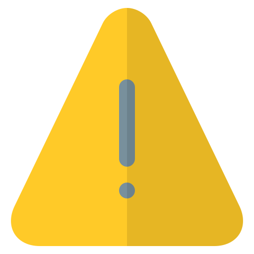 Warning Generic Flat icon