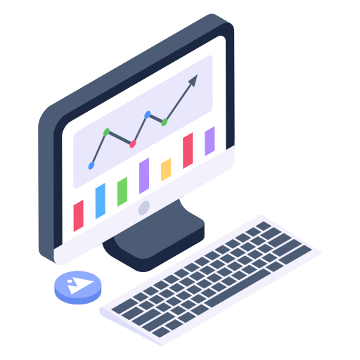 Web analysis Generic Isometric icon