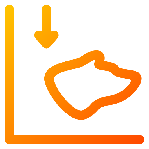 mercado bajista icono gratis