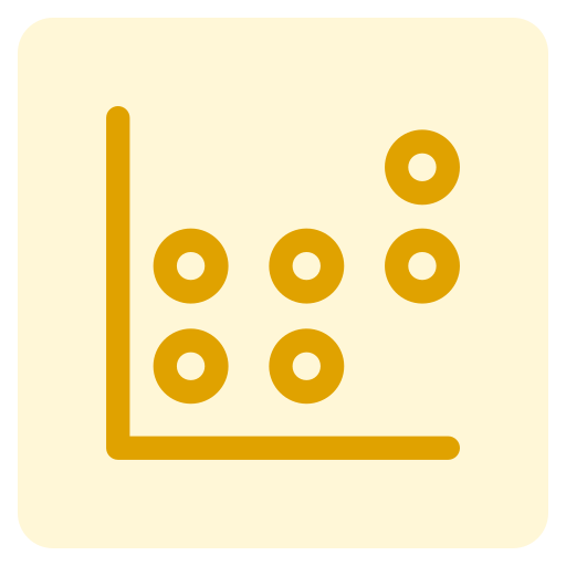 Scatter Plot Generic Square Icon