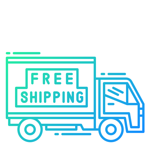 Free shipping - Free transportation icons