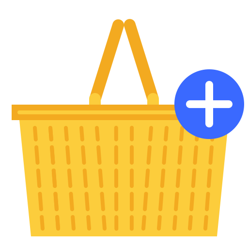 cesta de compras grátis ícone
