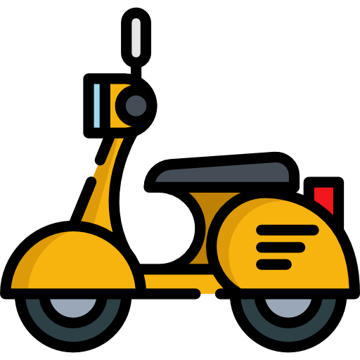 Scooter Free Transport Icons