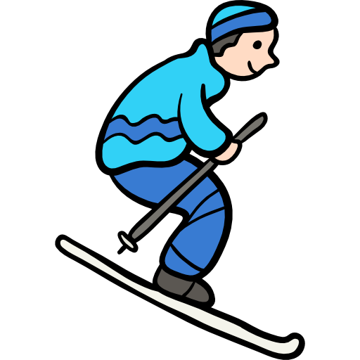 Skiing free icon Skiing free icon