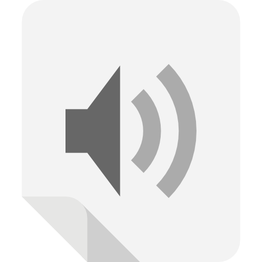 archivo de audio icono gratis