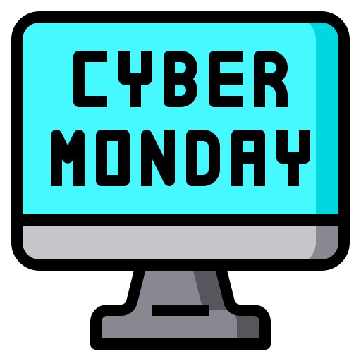 Cyber monday Catkuro Lineal Color icon