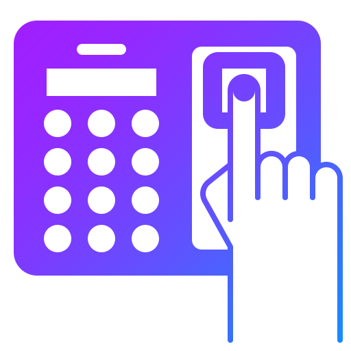 huella dactilar icono gratis