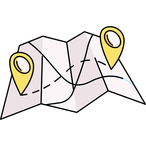 mapa grátis ícone