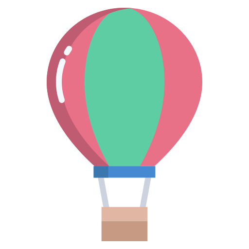 Hot Air Balloon - Free Transport Icons