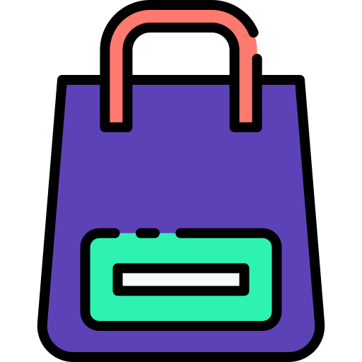 bolsa de compras grátis ícone bolsa de compras grátis ícone