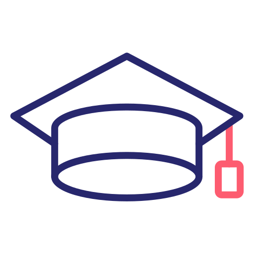 gorro de graduación icono gratis