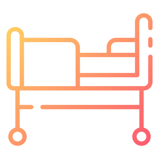 cama de hospital icono gratis