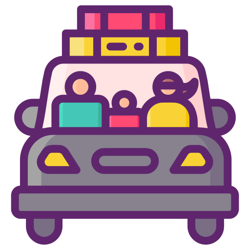 voyage en voiture Icône gratuit