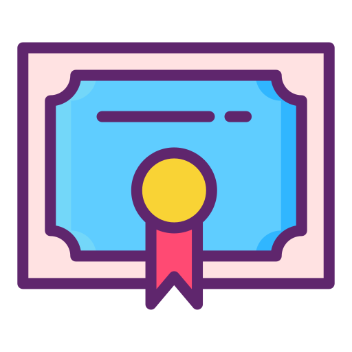 Qualification Flaticons Lineal Color icon